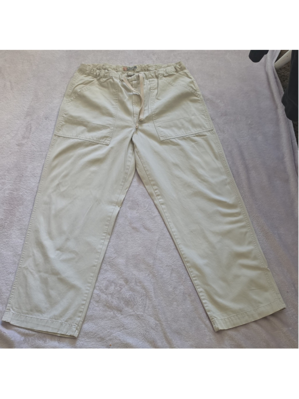 Vintage Structure Drawstring Waist Chino Pants Men s 36x30 Medium L32 Y2K